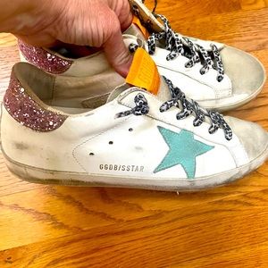 Golden Goose Superstar Sneakers size 8